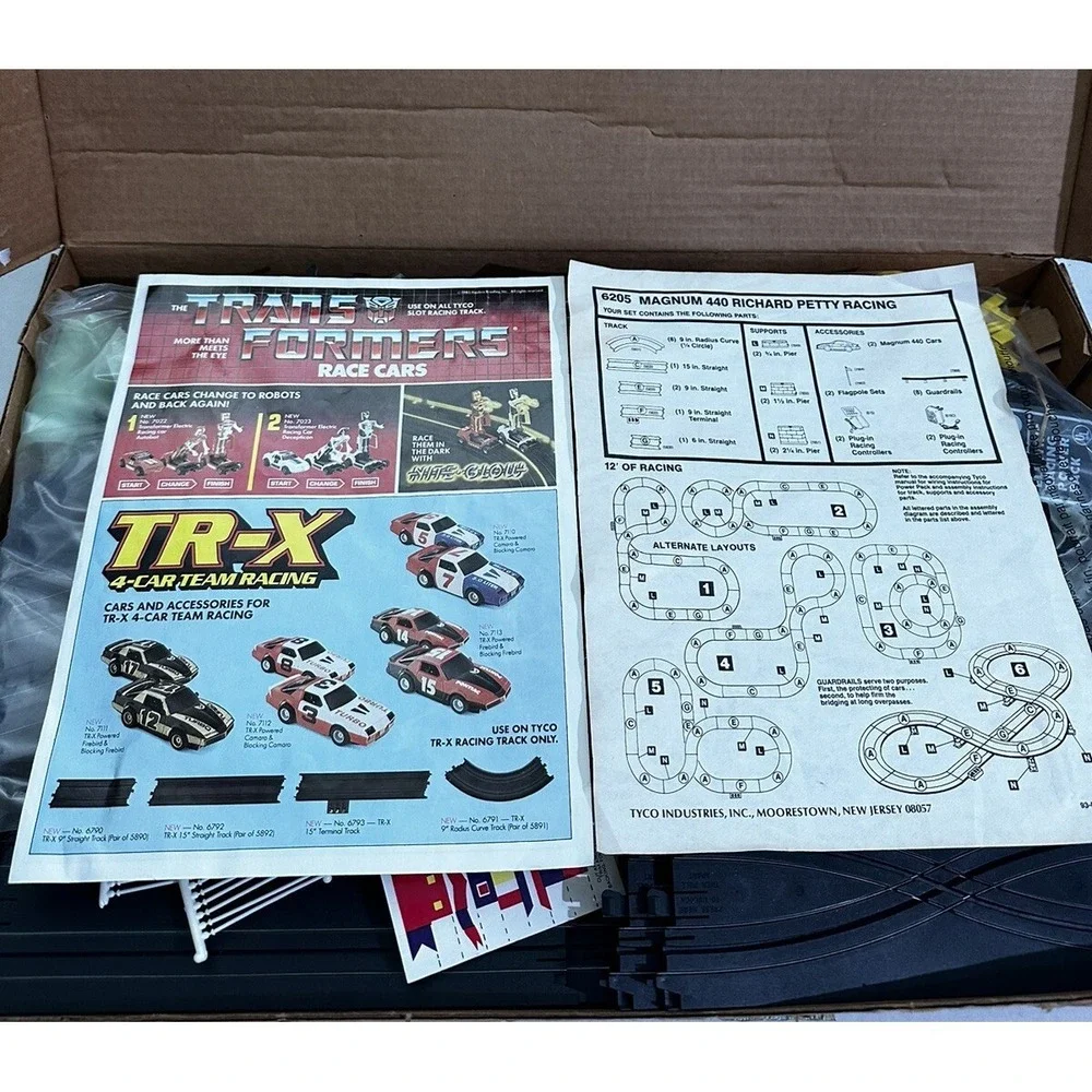 Vintage Tyco‎ 6205 Magnum 440 Richard Petty Racing Track, No Cars + Accessories